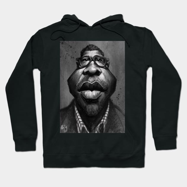 Horror Master: Jordan Peele Hoodie by metmangindaan